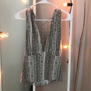 Free People low cut top